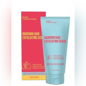 Base Laboratories Gentle Ingrown Hair Scrub  Bump Exfoliating Body Scrub - BNIB